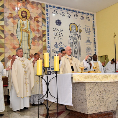 Dedicação do Altar e da Igreja na Paróquia Santa Rosa de Lima