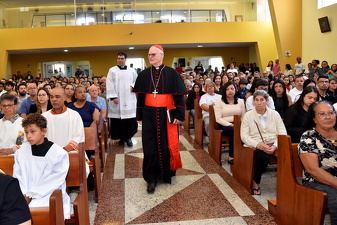 Dedicação do Altar e da Igreja na Paróquia Santa Rosa de Lima - Foto 1387