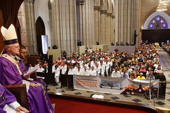 Missa da Quarta-feira de Cinzas e Coletiva de Imprensa sobre CF 2026 - Foto 4175