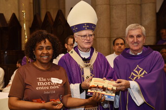 Missa da Quarta-feira de Cinzas e Coletiva de Imprensa sobre CF 2026 - Foto 4187