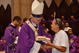 Missa da Quarta-feira de Cinzas e Coletiva de Imprensa sobre CF 2026 - Foto 4188