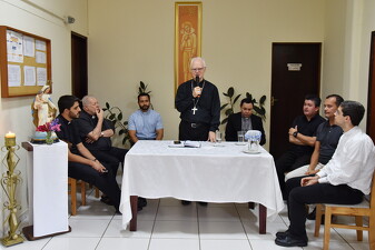 Encontro do Cardeal Odilo Pedro Scherer com seminaristas - Foto 4322