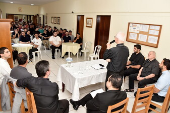 Encontro do Cardeal Odilo Pedro Scherer com seminaristas - Foto 4324